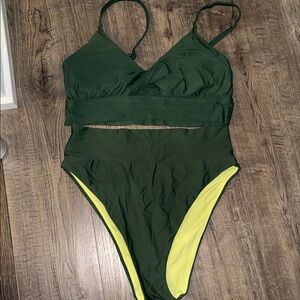 Aerie Green Women's Swim Set